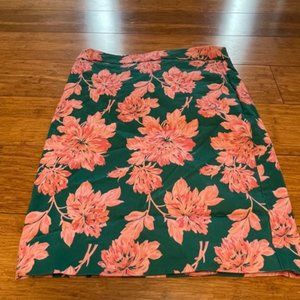 J. Crew Mercantile floral print pencil skirt Sz 2